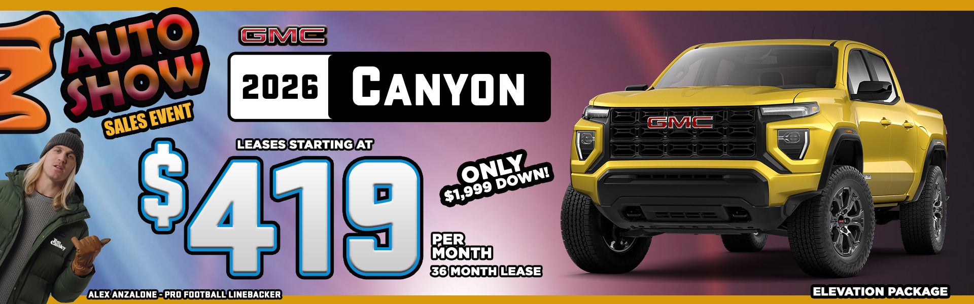 2026 GMC CANYON ELEVATION