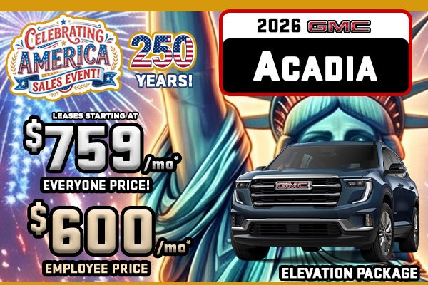 2026 GMC ACADIA ELEVATION